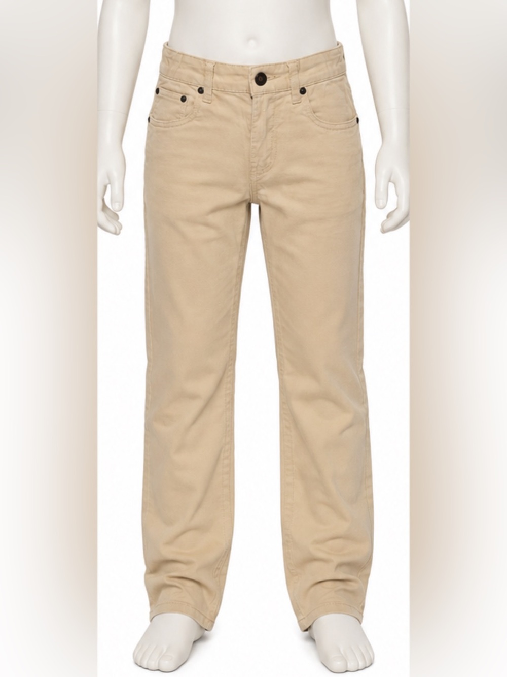 Lucky Brand Boys Classic Straight Stretch Pants | Size 12 | Adjustable Waist